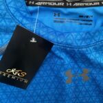 Under Armour Koszulka Męska Kompresyjna Niebieska M 38 EU - zdjęcie 2
