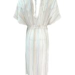 Primark Sukienka Damska Biała Paski Bawełna S 38/40 EU - zdjęcie 2