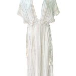 Primark Sukienka Damska Biała Paski Bawełna S 38/40 EU - zdjęcie 1