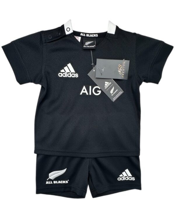 Adidas Komplet Dziecięcy All Blacks Czarny 74 CM 6 9 MIESIĘCY