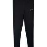Nike Legginsy Damskie Sportowe Czarne Logo S 36 EU - zdjęcie 1