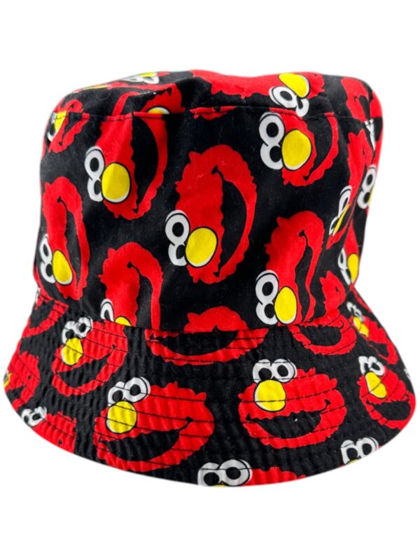 Kapelusz Bucket Dwustronny Elmo Czarny