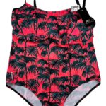 Decathlon Strój Kąpielowy Damski Jednoczęściowy Palmy XL 48 EU - zdjęcie 2