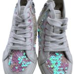 Primark Trampki Dziewczęce Białe Cekiny 27 EU - zdjęcie 2