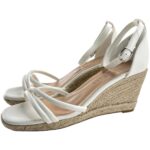 Sixth Sens Sandały Damskie Białe Koturny 37 EU - zdjęcie 2