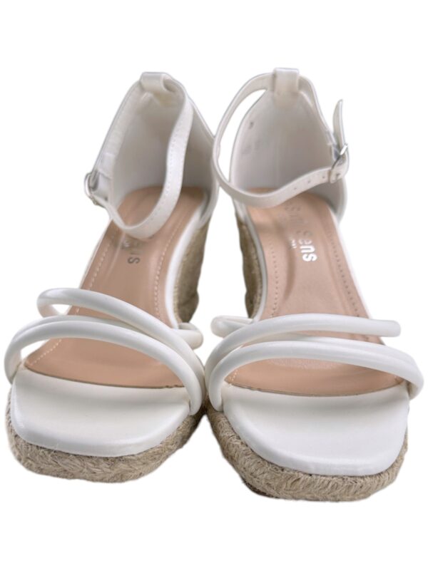 Sixth Sens Sandały Damskie Białe Koturny 37 EU