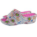 Klapki Kwiatowe Damskie Piankowe Białe 36 EU - zdjęcie 2