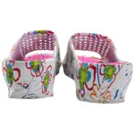 Klapki Kwiatowe Damskie Piankowe Białe 36 EU - zdjęcie 3