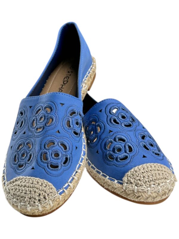 STephan Espadryle Damskie Ażurowe Niebieskie 36 EU