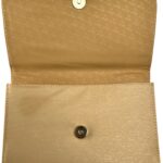 Torebka Damska Złota Satynowa PU 22x15cm - zdjęcie 4