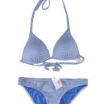 Primark Bikini Damskie Niebieskie Paski 36 EU - zdjęcie 1