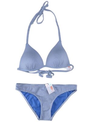 Primark Bikini Damskie Niebieskie Paski 36 EU