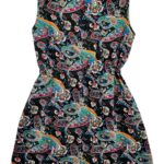 Sukienka Mela London bez Rękawów Wzorzysta Czarna S 36 EU - zdjęcie 3