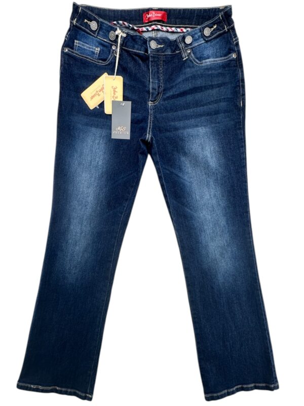 John Baner Jeansy Damskie Proste Ciemny Jeans XL 42 EU