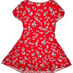 FF Sukienka Damska Czerwona Kwiaty XL - zdjęcie 2