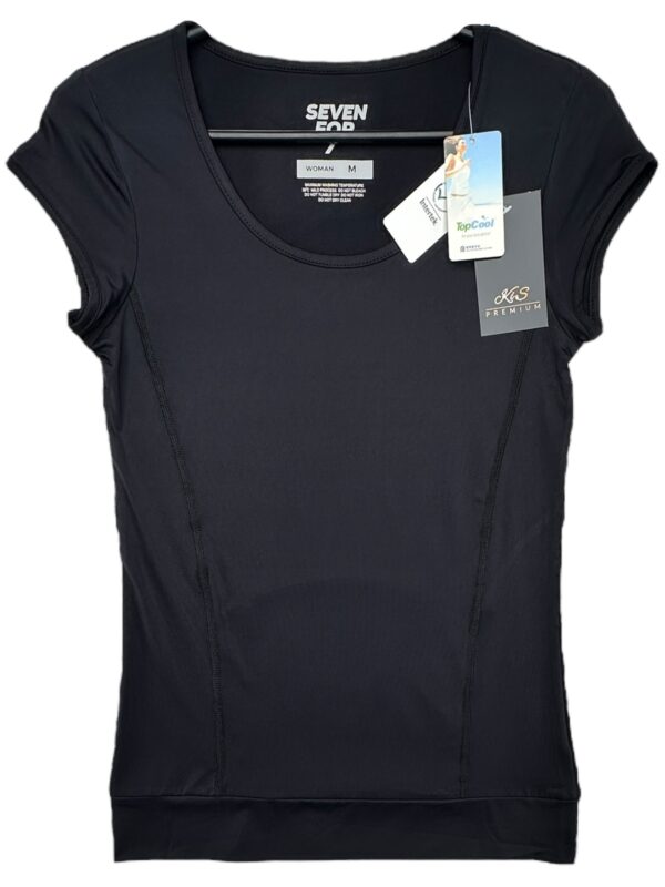 SEVEN FOR 7 Koszulka Damska Czarna M