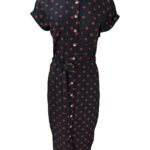 NEW LOOK Sukienka Damska Czarna w Groszki M - zdjęcie 1