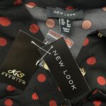 NEW LOOK Sukienka Damska Czarna w Groszki M - zdjęcie 3