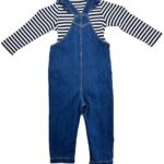 MS Kombinezon Dziecięcy Granatowy Paski 90 CM - zdjęcie 2