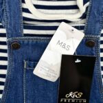 MS Kombinezon Dziecięcy Granatowy Paski 90 CM - zdjęcie 3