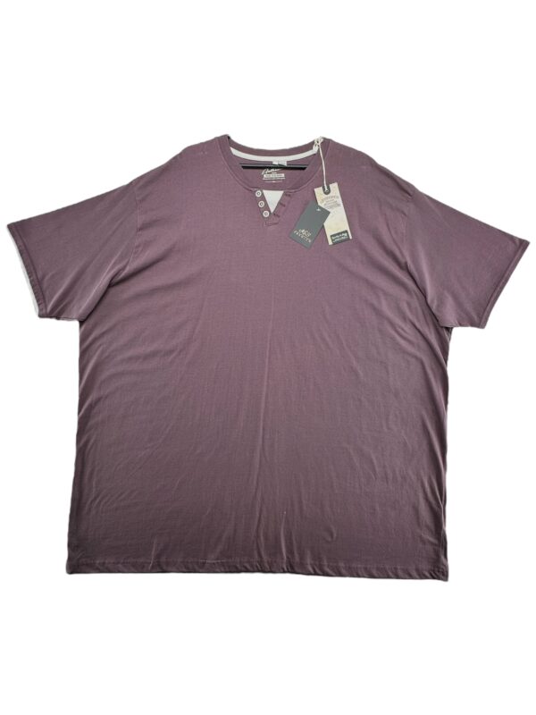 AUTHENTIC Koszulka Męska Fioletowa 4XL