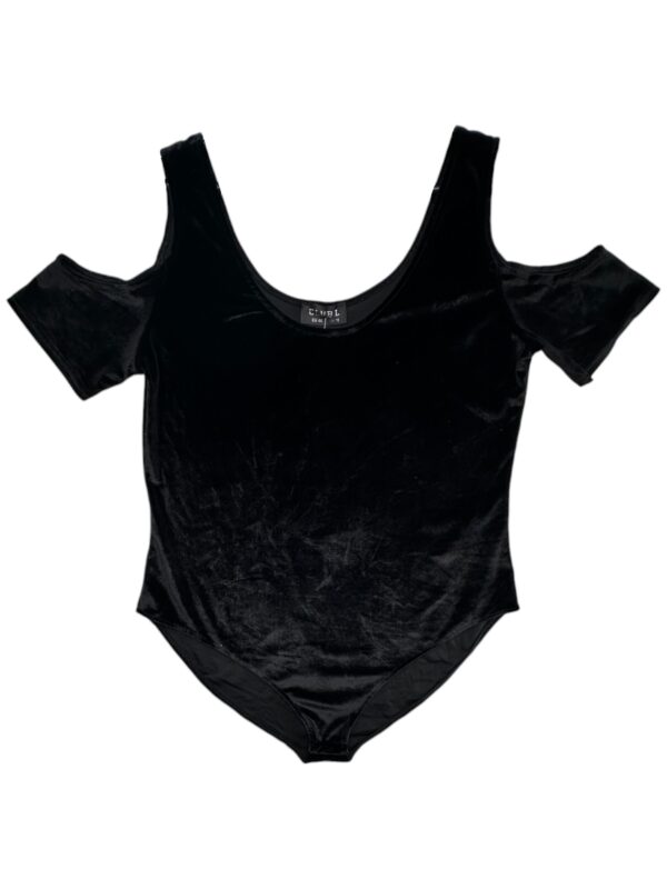 Club L Body Damskie Czarne Welur XXL 44 EU
