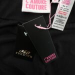 L'amore Couture Legginsy Damskie Czarne Serce XXL 44 EU - zdjęcie 2