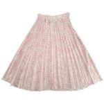 Boohoo Spódnica Damska Wzorzysta Różowo-Biała M 38 EU