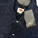 Levi's Koszula Jeansowa Męska Granatowa Bawełna M 38 EU - zdjęcie 2