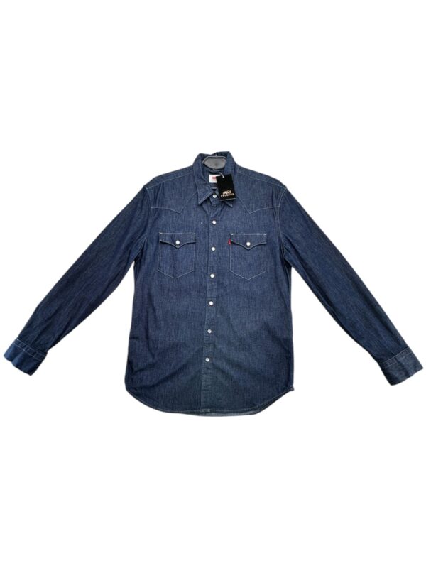 Levi's Koszula Jeansowa Męska Granatowa Bawełna M 38 EU