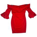 PRETTYLITTLETHING Sukienka Damska Czerwona L - zdjęcie 2