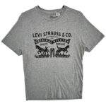 LEVI’S Koszulka Męska Szara S