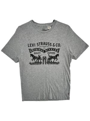 LEVI’S Koszulka Męska Szara S - zdjęcie 1
