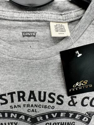 LEVI’S Koszulka Męska Szara S - zdjęcie 3