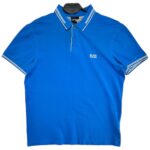 HUGO BOSS Koszulka Polo Męska Niebieska M - zdjęcie 1