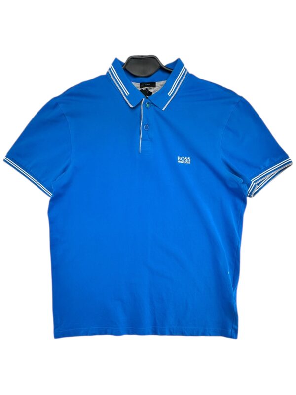 HUGO BOSS Koszulka Polo Męska Niebieska M