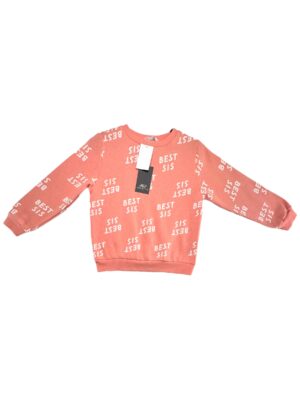 H&M Bluza Dziecięca Różowa Napisy 128 - zdjęcie 1