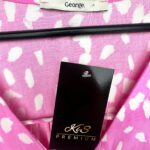 GEORGE Koszula Damska Różowa ONE SIZE - zdjęcie 3