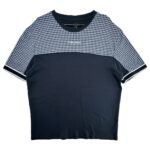 RIVER ISLAND Koszulka Męska Granatowa Pepitka XL - zdjęcie 1