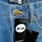 BOOHOO Szorty Damskie Niebieskie S - zdjęcie 3