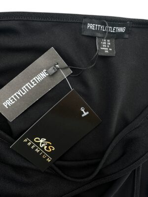 PRETTYLITTLETHING Bluzka Damska Czarna M - zdjęcie 3