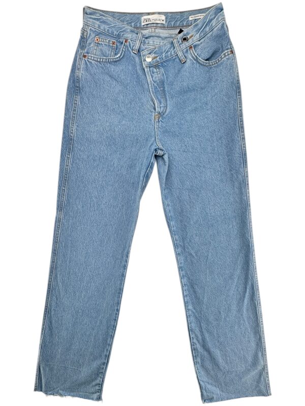 ZARA Jeans Damskie Niebieskie M