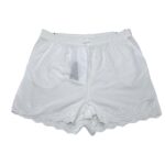 GEORGE Szorty Damskie Białe Koronki L - zdjęcie 1