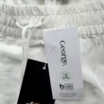 GEORGE Szorty Damskie Białe Koronki L - zdjęcie 3