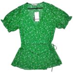 YOURS Sukienka Damska Zielona Kwiatowa 3XL