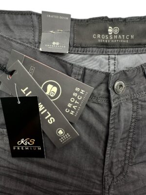 CROSSHATCH Spodnie Męskie Szare M - zdjęcie 3