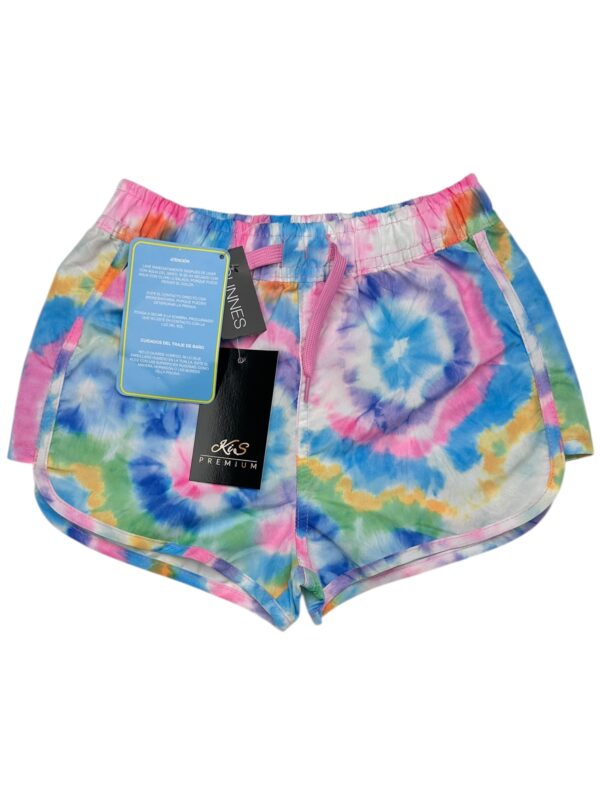 DUNNES Szorty Damskie Wielokolorowe Tie Dye 122