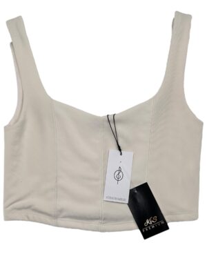 STRADIVARIUS Top Damski Beżowy L - zdjęcie 1