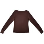 MAGU COLLECTION Bluzka Damska Brązowa L/XL - zdjęcie 2