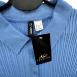 H&M Bluzka Damska Niebieska XS - zdjęcie 2